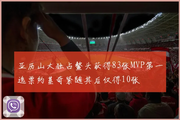 亚历山大独占鳌头获得83张MVP第一选票约基奇紧随其后仅得10张